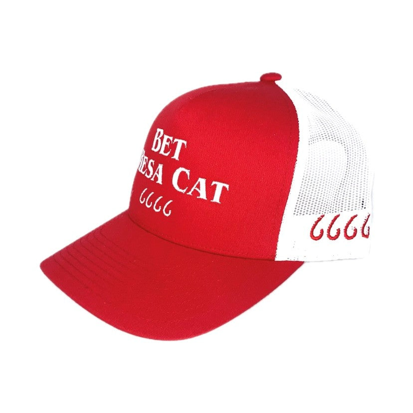 Bet Hesa Cat Stallion Cap-Red/White