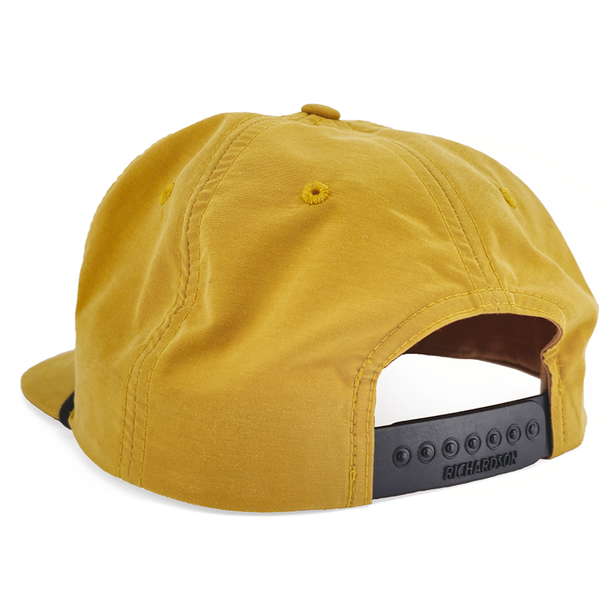 Four Sixes Richardson 256 Biscuit/Black Flat Bill