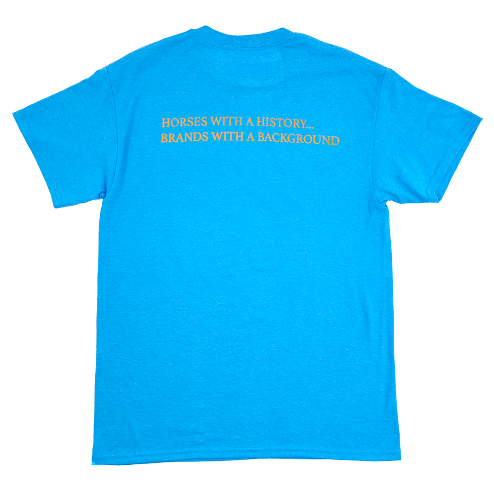 Brands with a Background Back- Heather Blue