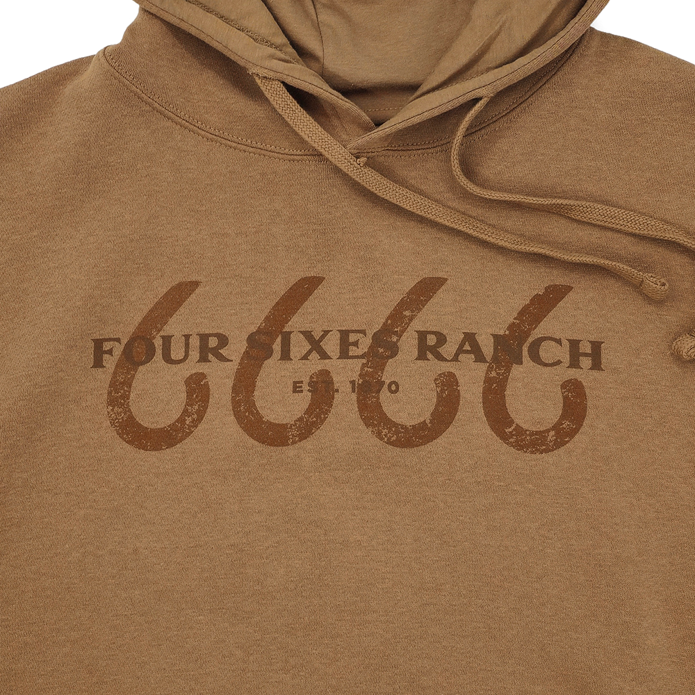 Four Sixes Logo Hoodie - Brown