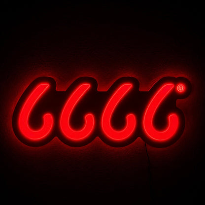 6666 LED Neon Sign