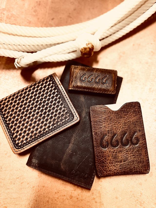 Four Sixes Money Clip