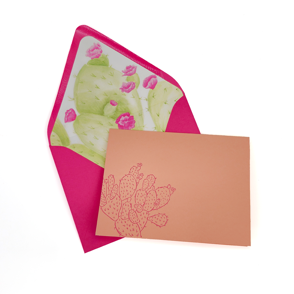Cactus Note Cards & Envelopes