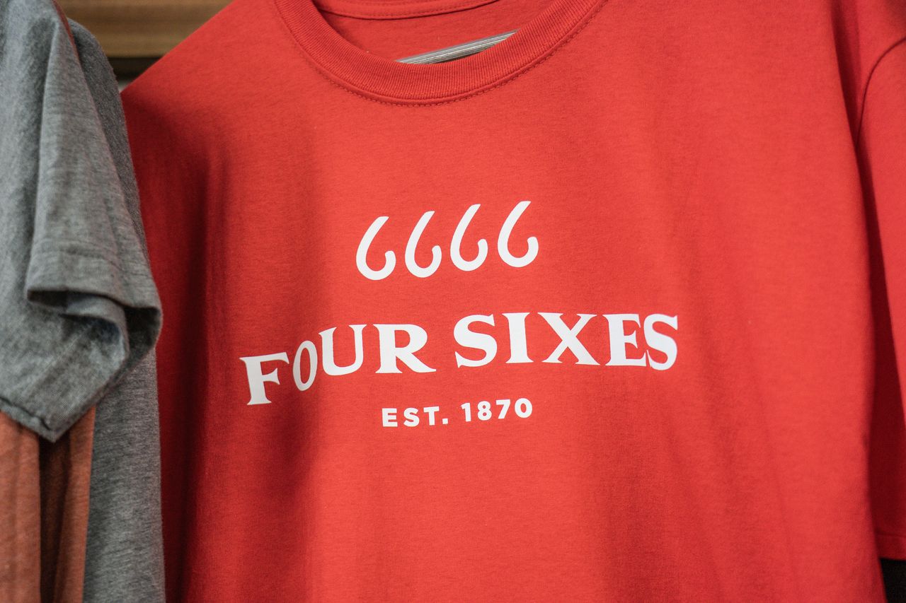Four Sixes Crewneck T-Shirt Red – Shop 6666 Ranch