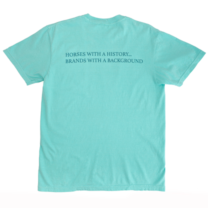 Brands with a Background Back- Heather Blue