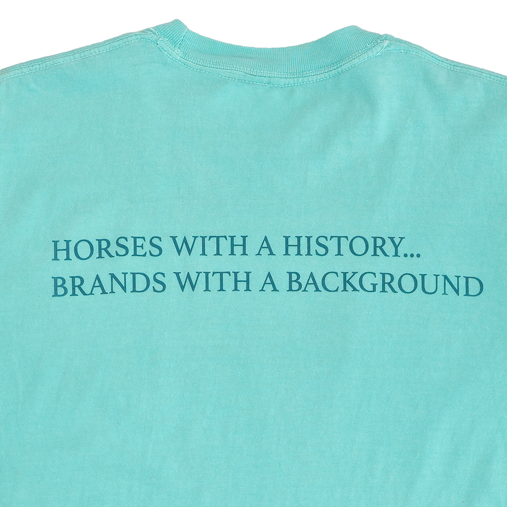 Brands with a Background Back- Heather Blue
