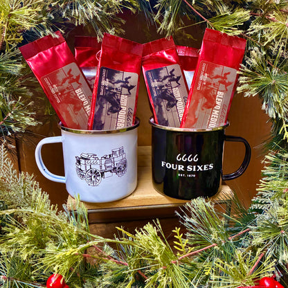 Enamel Mug / Coffee Sample Pack Gift Set
