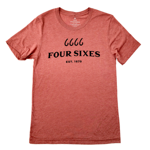 Four Sixes Logo Triblend Crewneck Clay