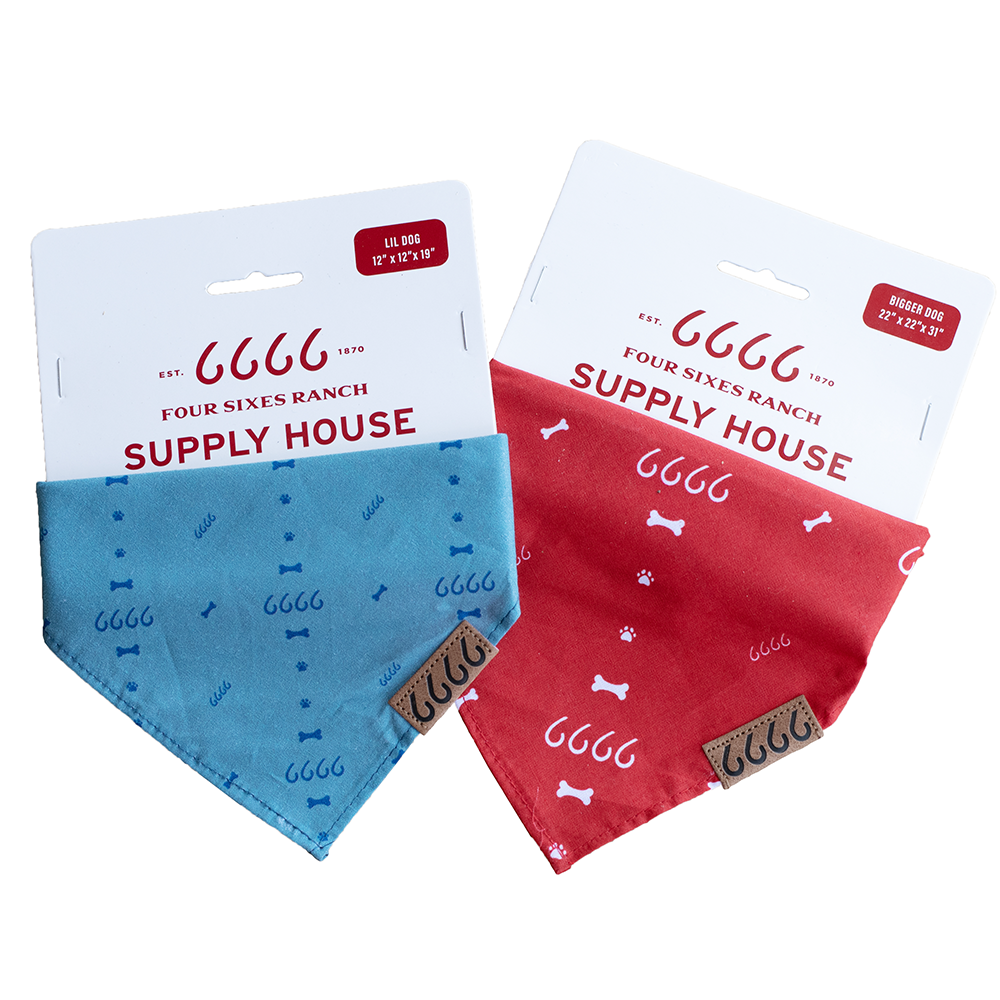 Four Sixes Dog Bandanas