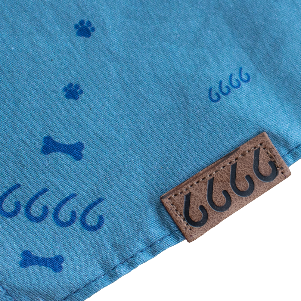 Four Sixes Dog Bandana Up Close 6666 Brand