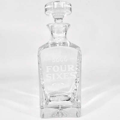 Four Sixes Brand Decanter Set