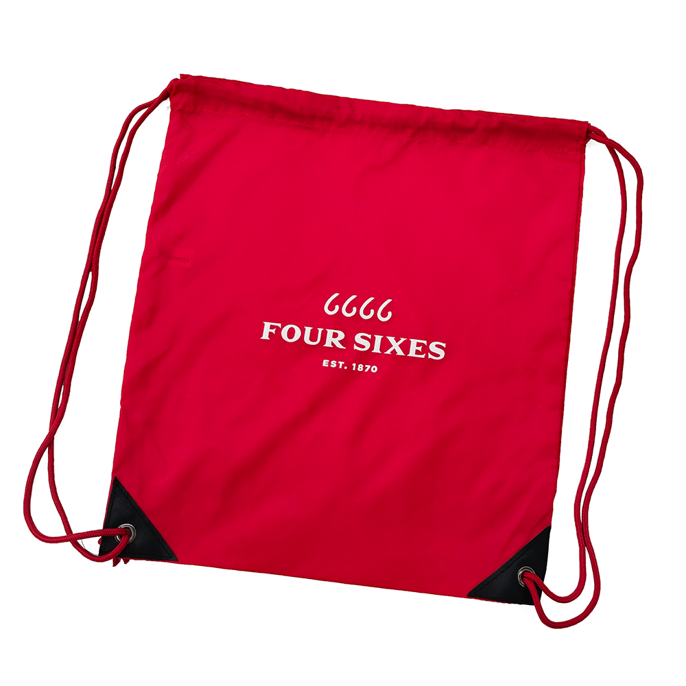 Four Sixes Drawstring Backpack