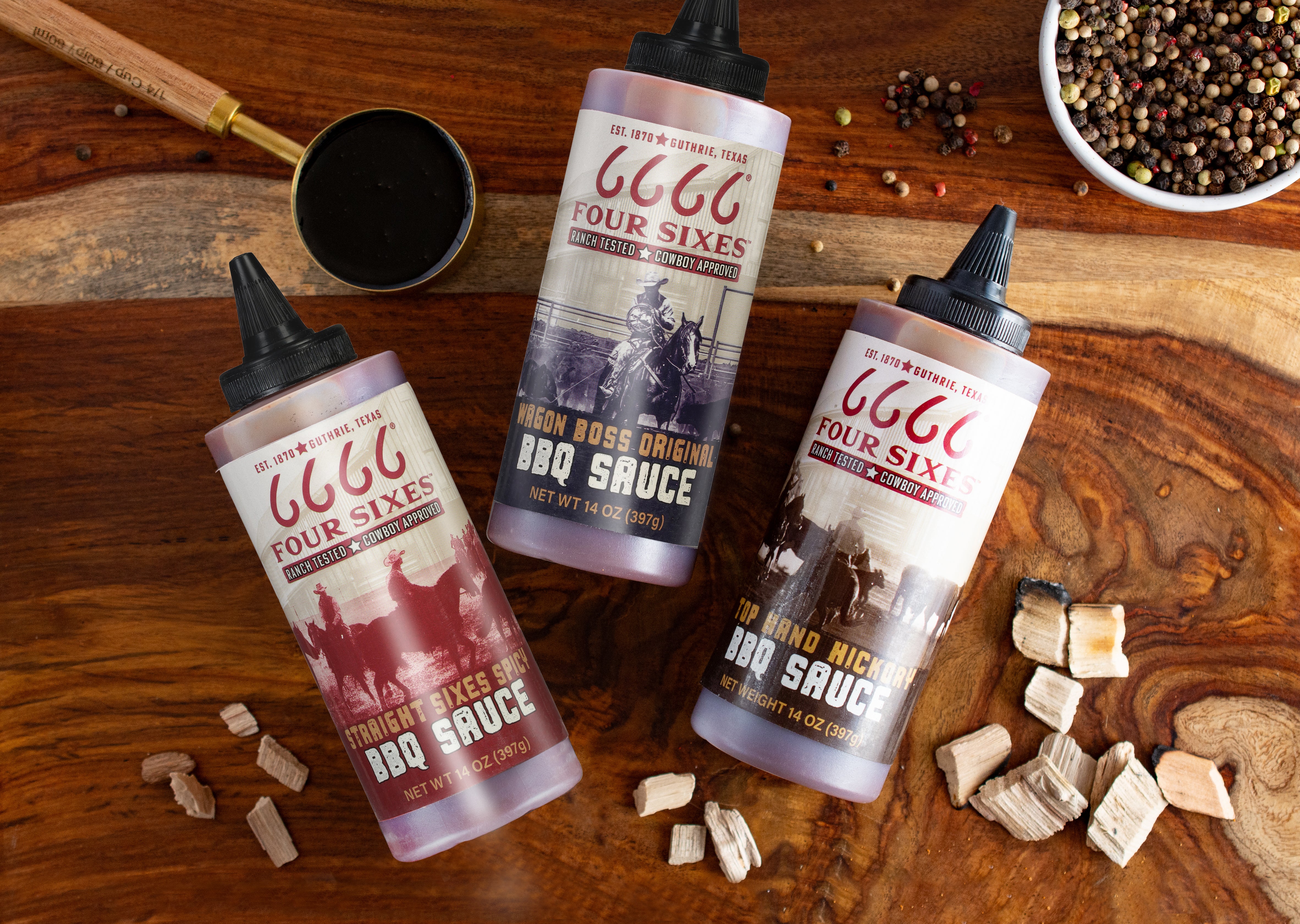 Four Sixes Wagon Boss Original BBQ Sauce