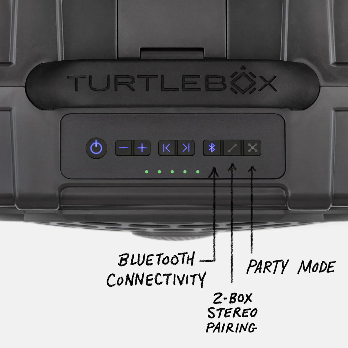 6666 Branded Turtlebox Bluetooth Speaker-Gray