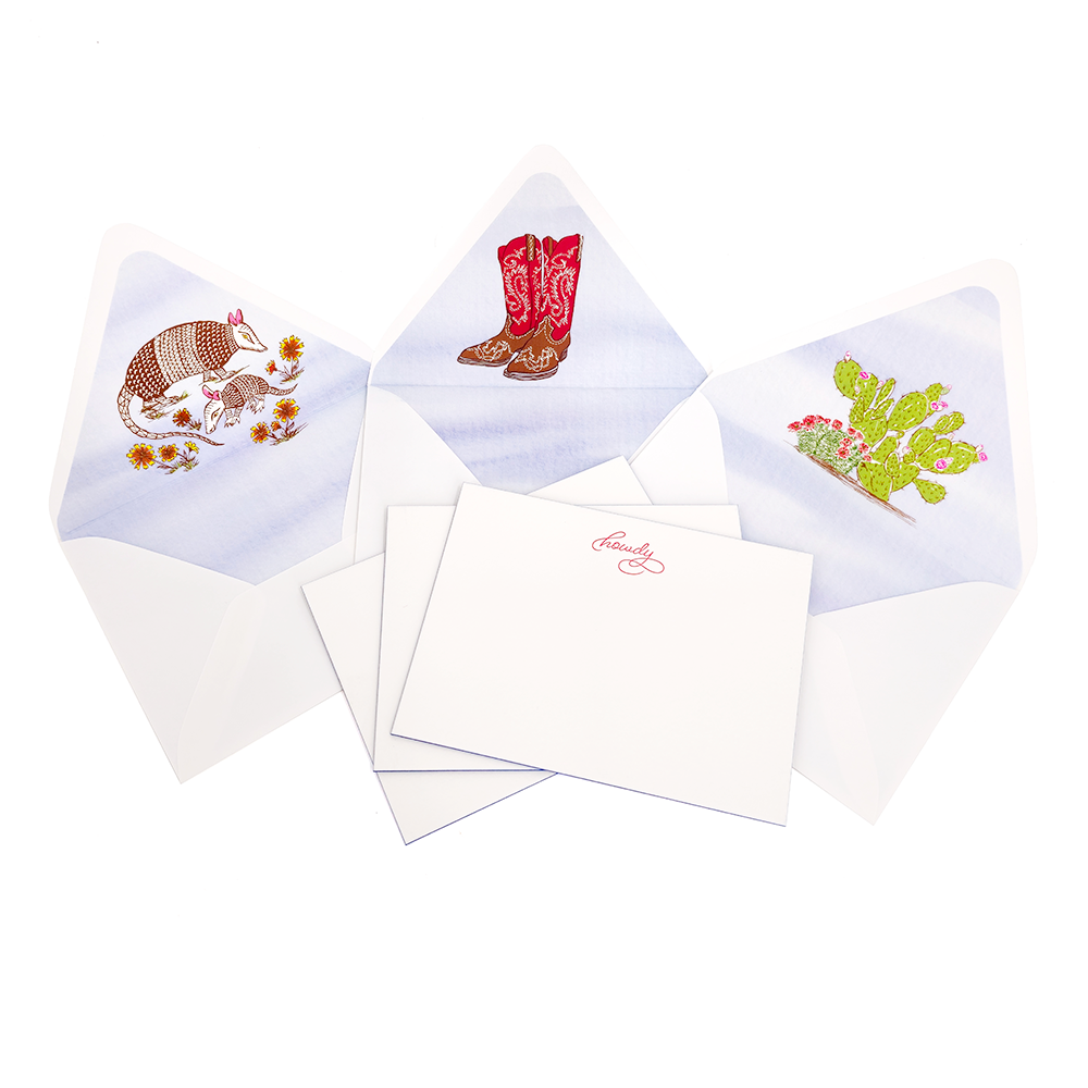 Howdy Note Cards & Envelopes