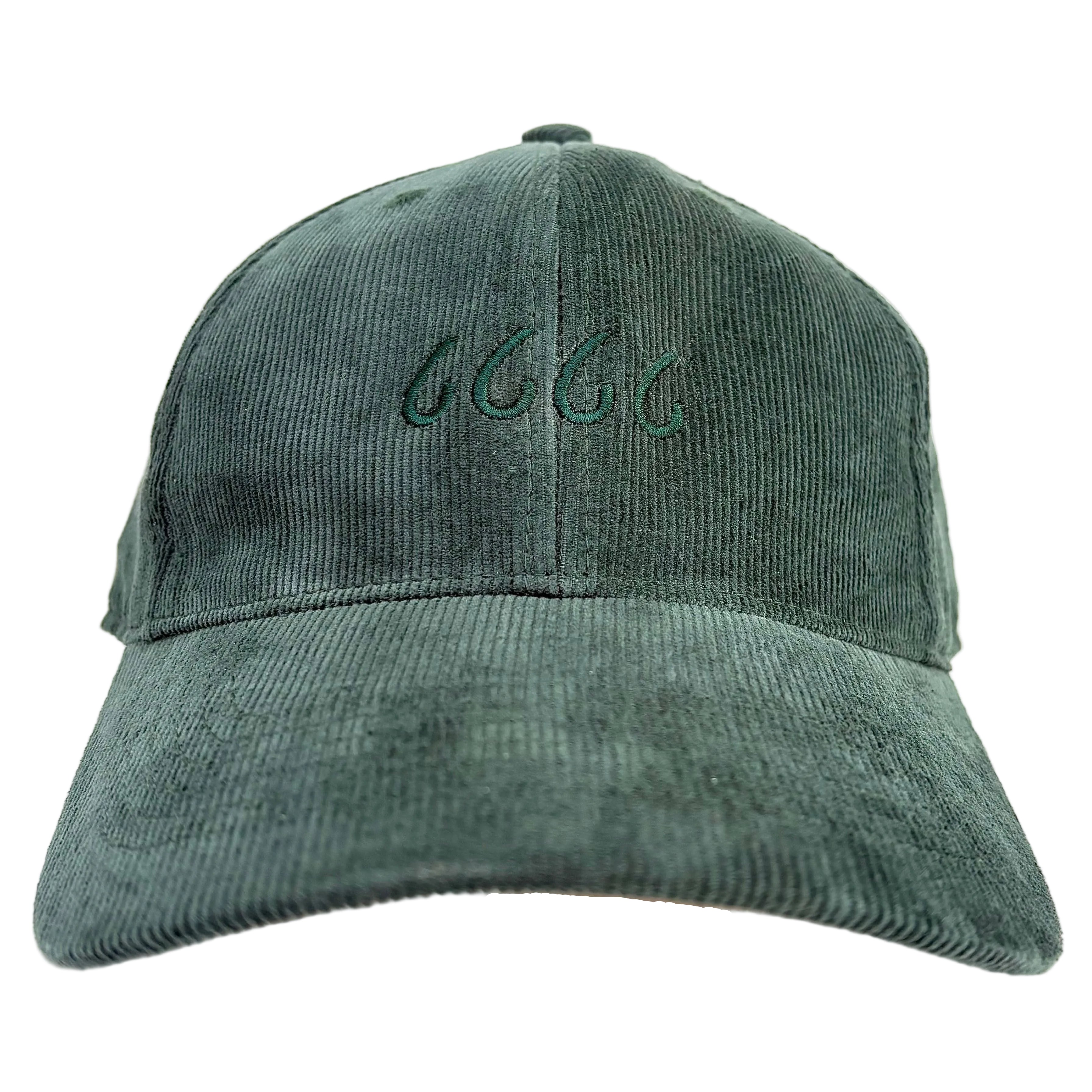 Corduroy Dad Cap Dark Green