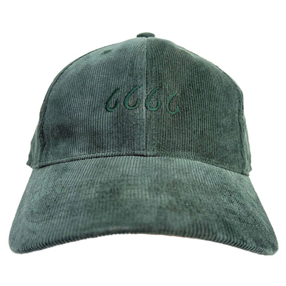 Corduroy Dad Cap Dark Green