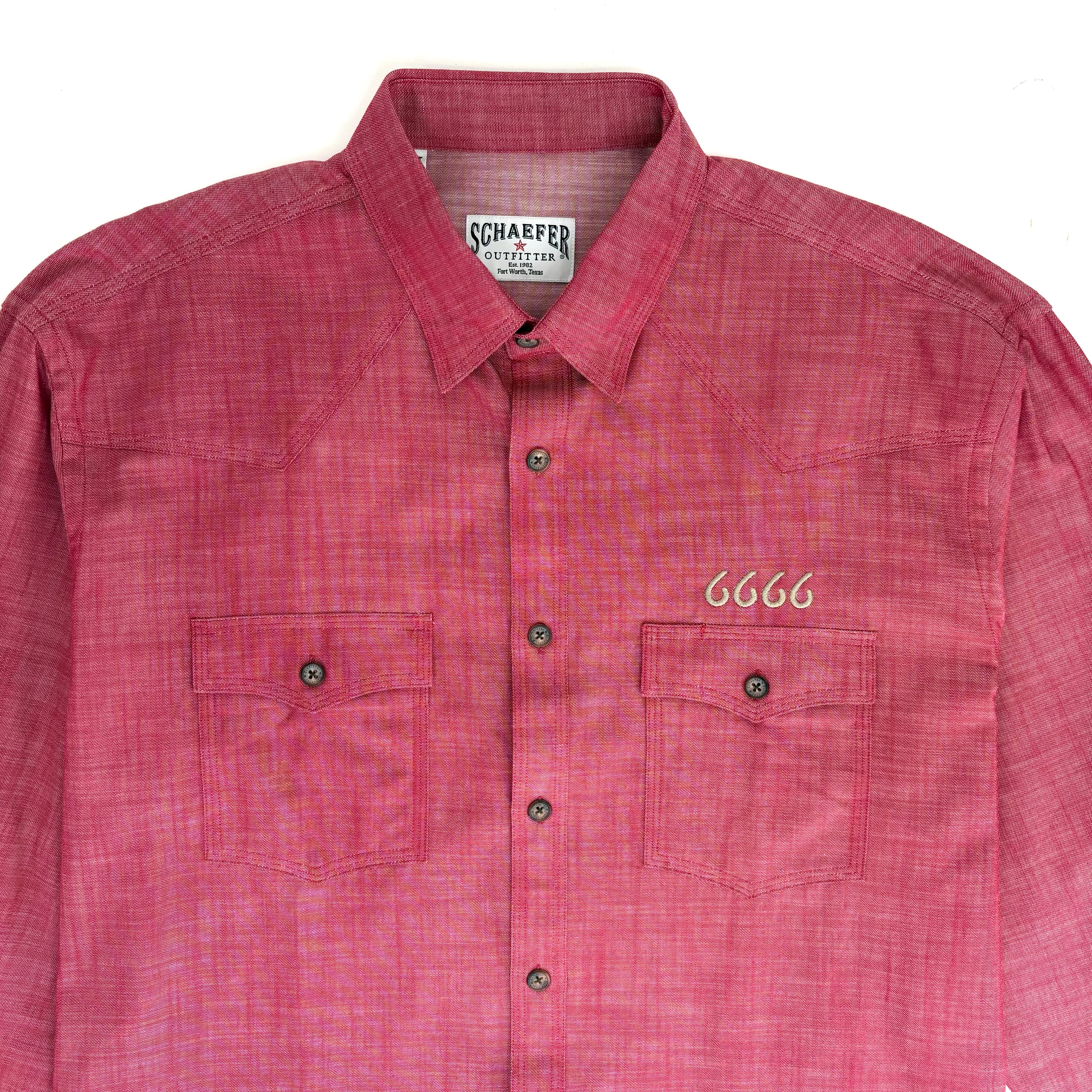 *SALE* Schaefer LS Crimson Red Button Down Shirt