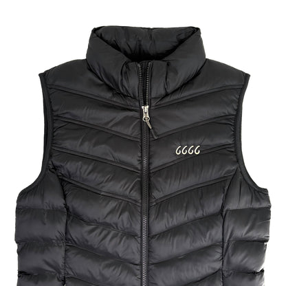 Ladies Lightweight Puffer Vest - Black