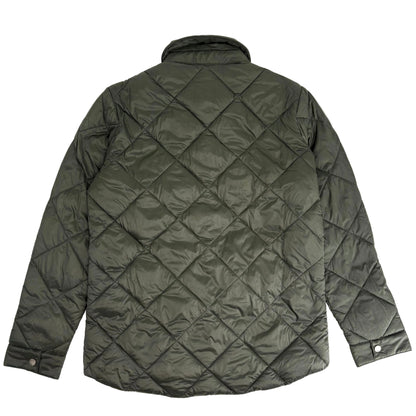 Ladies Lightweight Quilted Shirt Jacket - Ivy