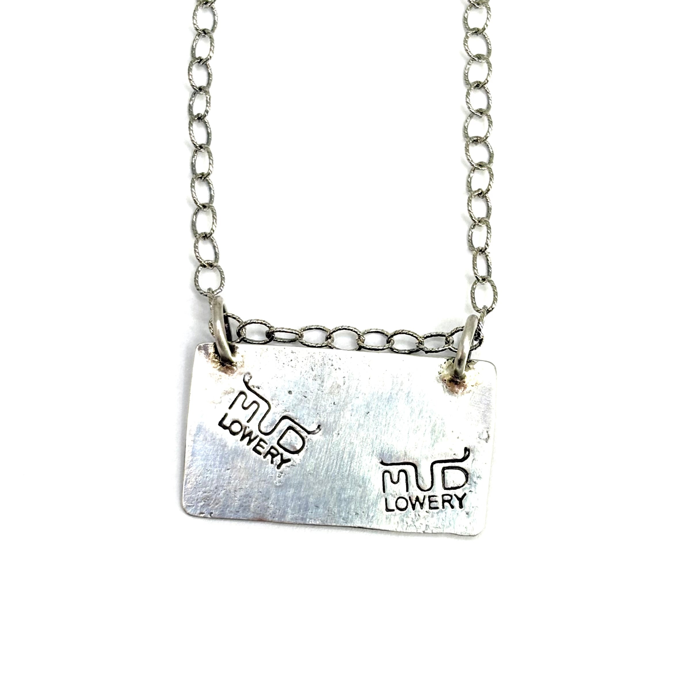 6666 Floral Bar Necklace