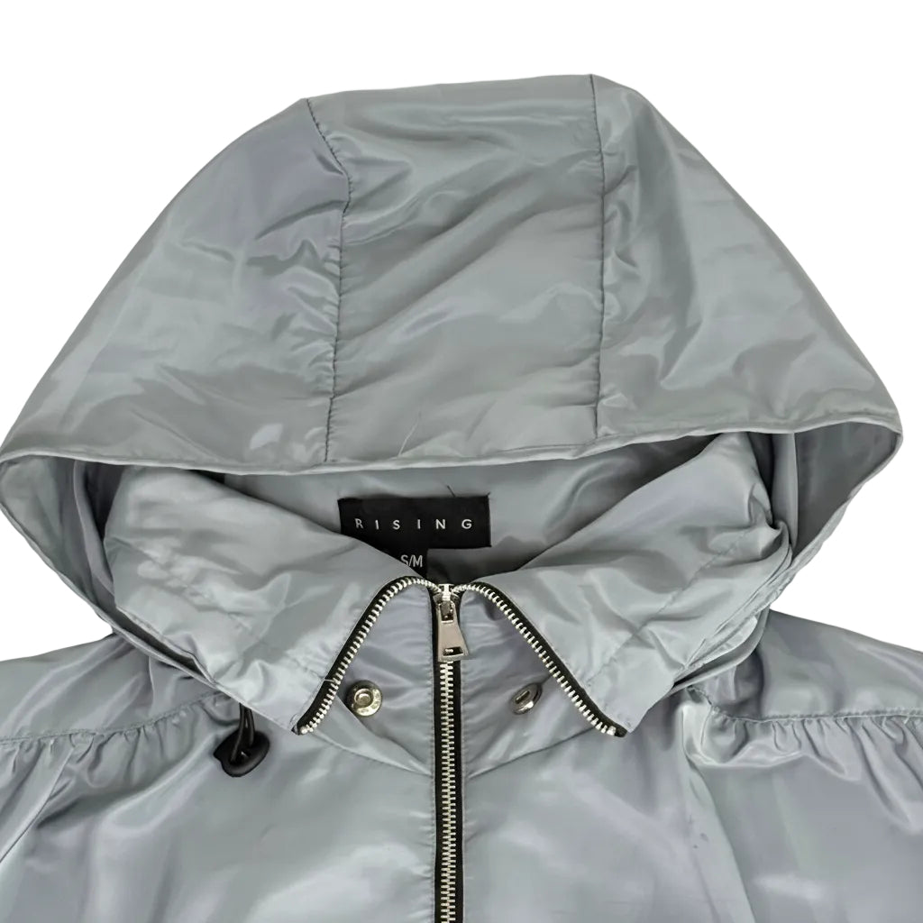 High Neck Hooded Jacket