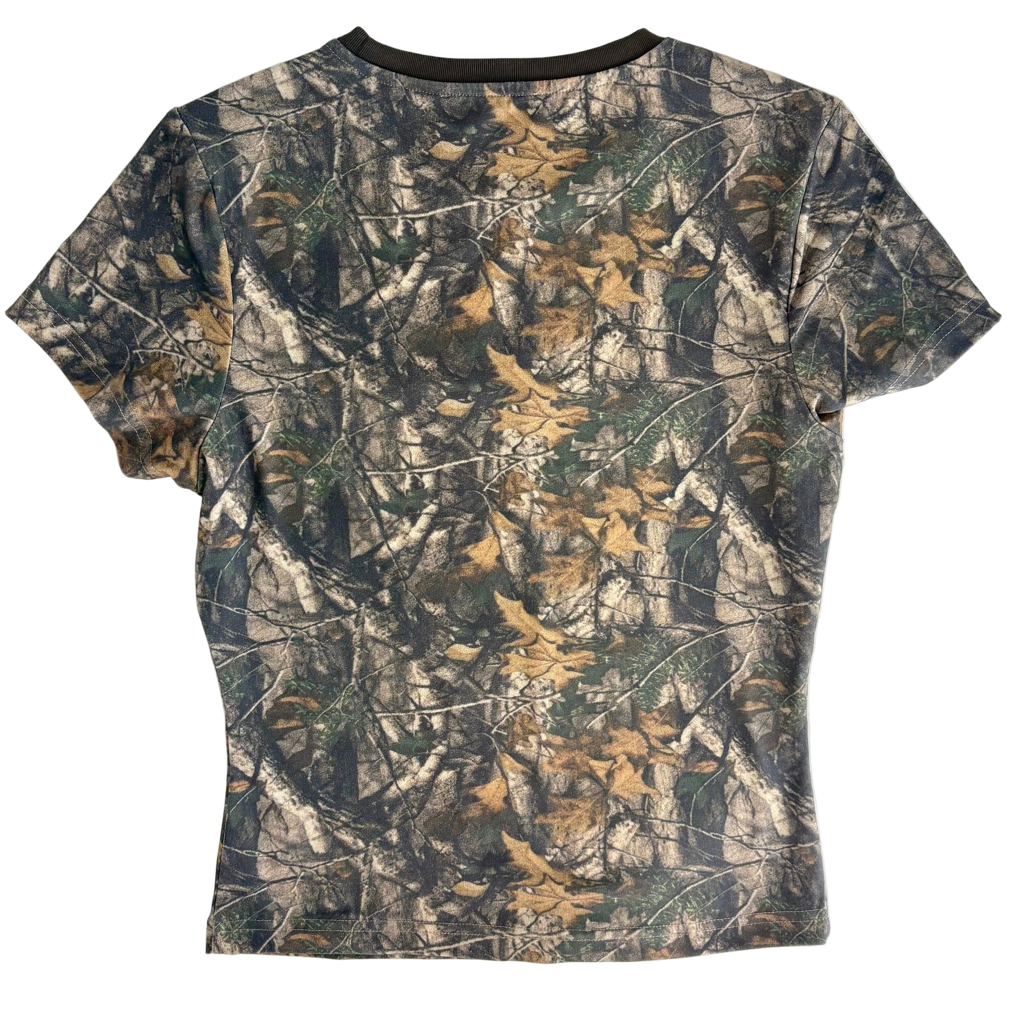 Dark Woodland Camo Baby Tee