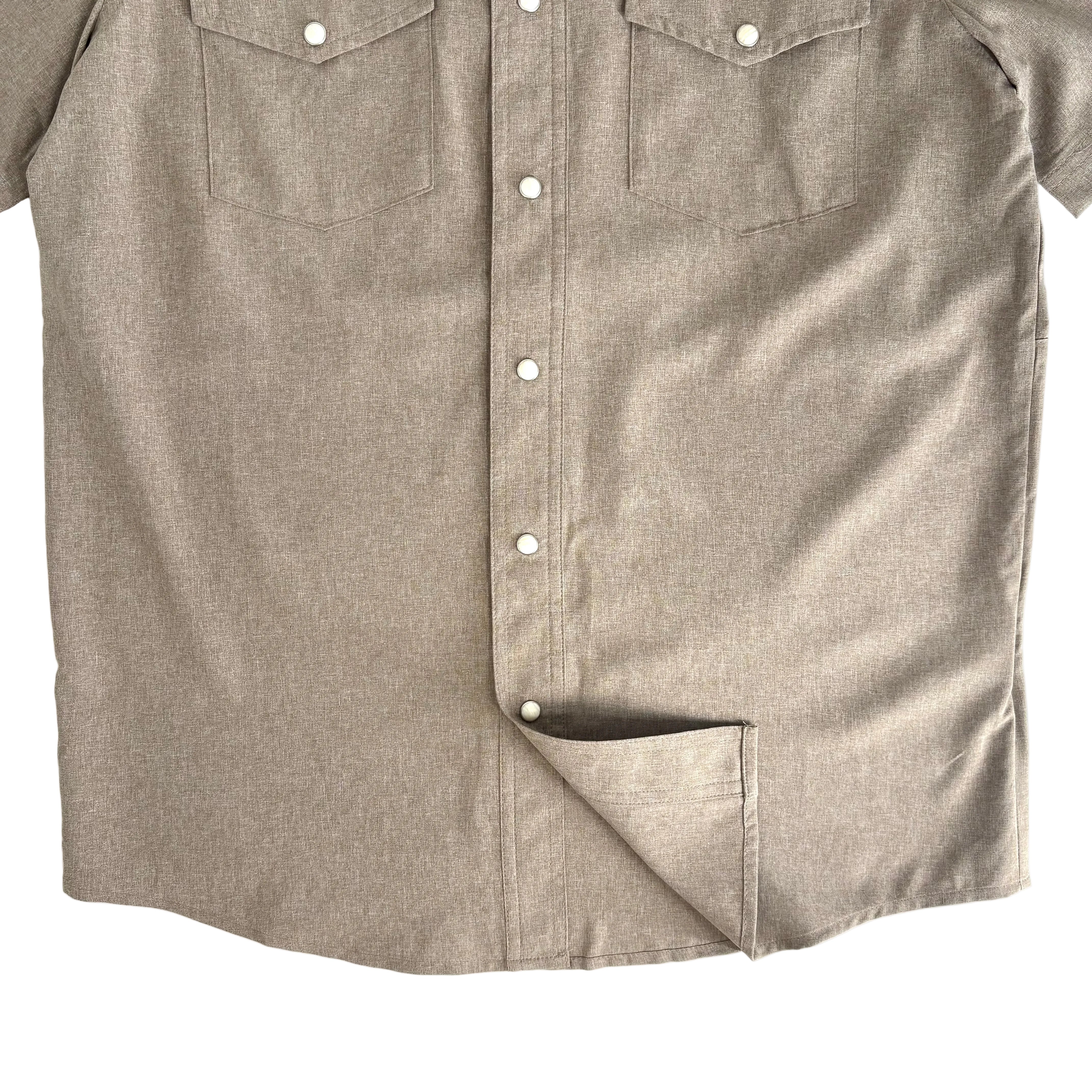 GameGuard Men's StockYard Short Sleeve Shirt- Bark
