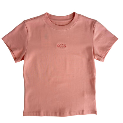 Essential Fitted Cotton Crewneck Tee