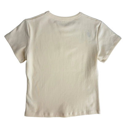 Essential Fitted Cotton Crewneck Tee