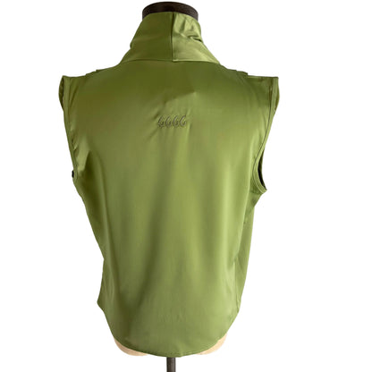 Four Sixes Women's Crossover Satin Sleeveless Top
