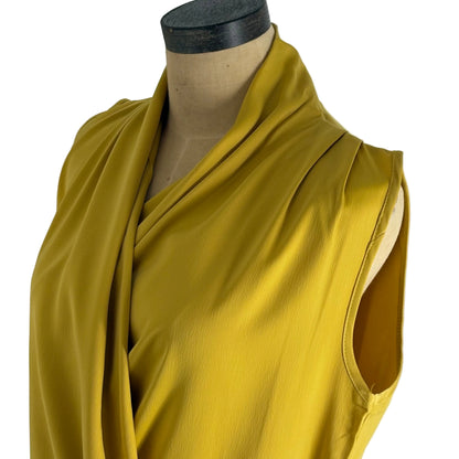 Four Sixes Women's Crossover Satin Sleeveless Top