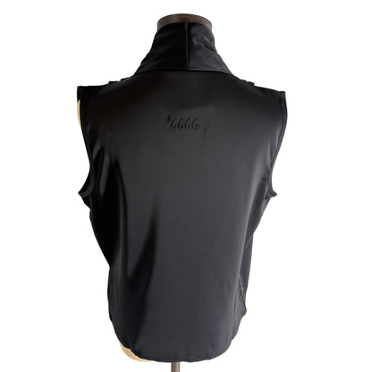 Four Sixes Women's Crossover Satin Sleeveless Top