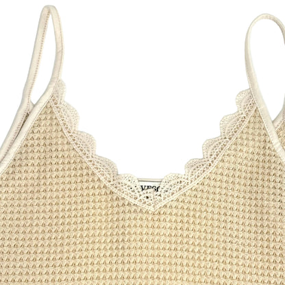 Knit Lace Cami Tank Top