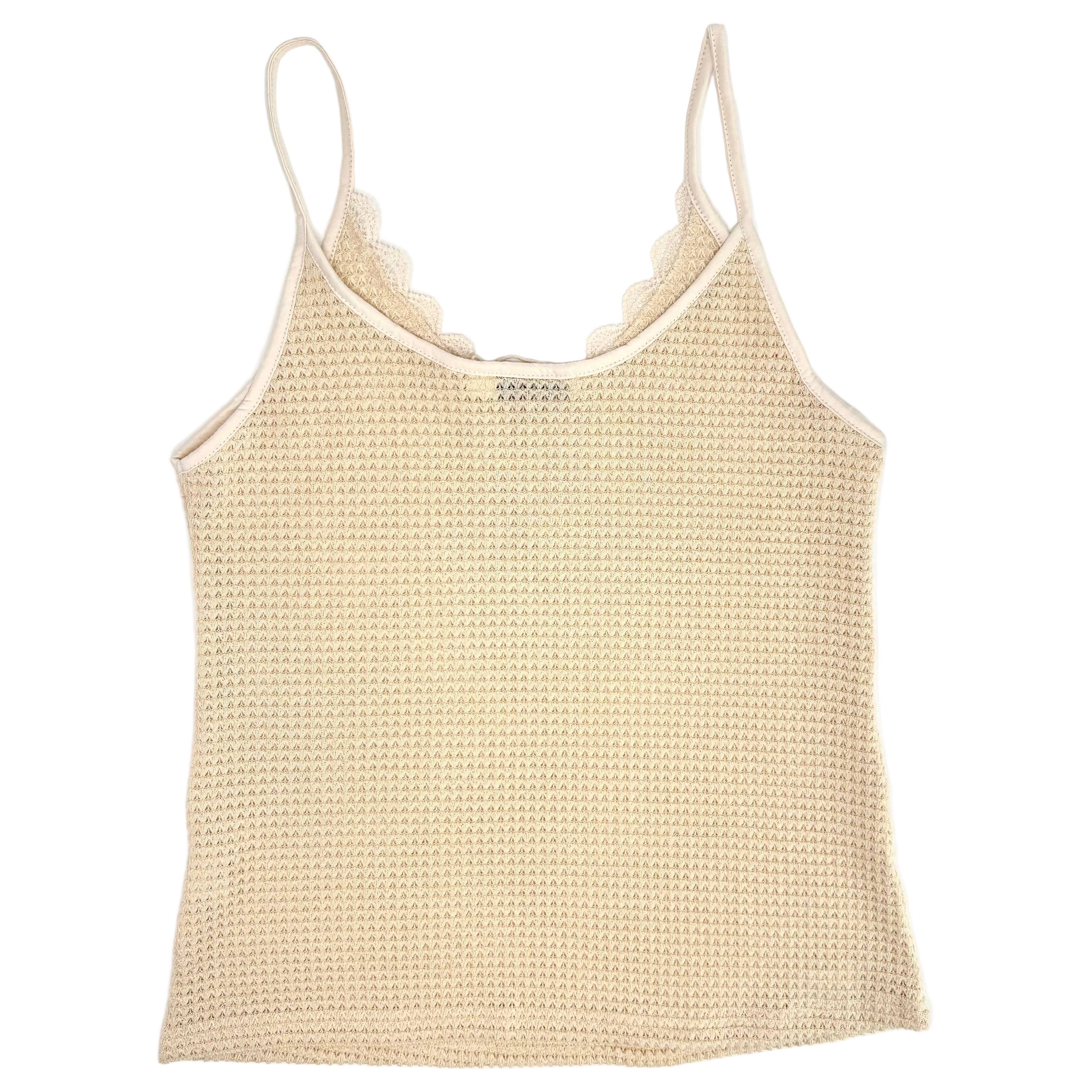 Knit Lace Cami Tank Top