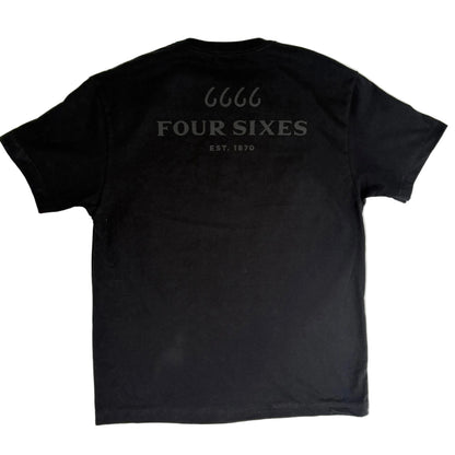 *SALE* Heavy Cotton Tone-on-Tone Crewneck T-Shirt - Black