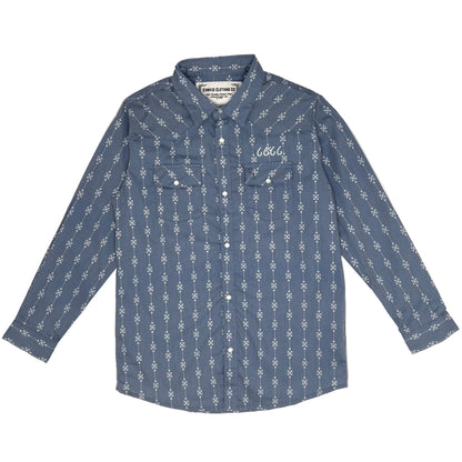 Children's Starlight Vintage Long Sleeve Pearl Snap Shirt