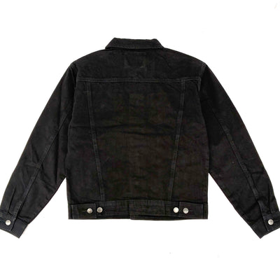 Four Sixes Men's Black Denim Jacket