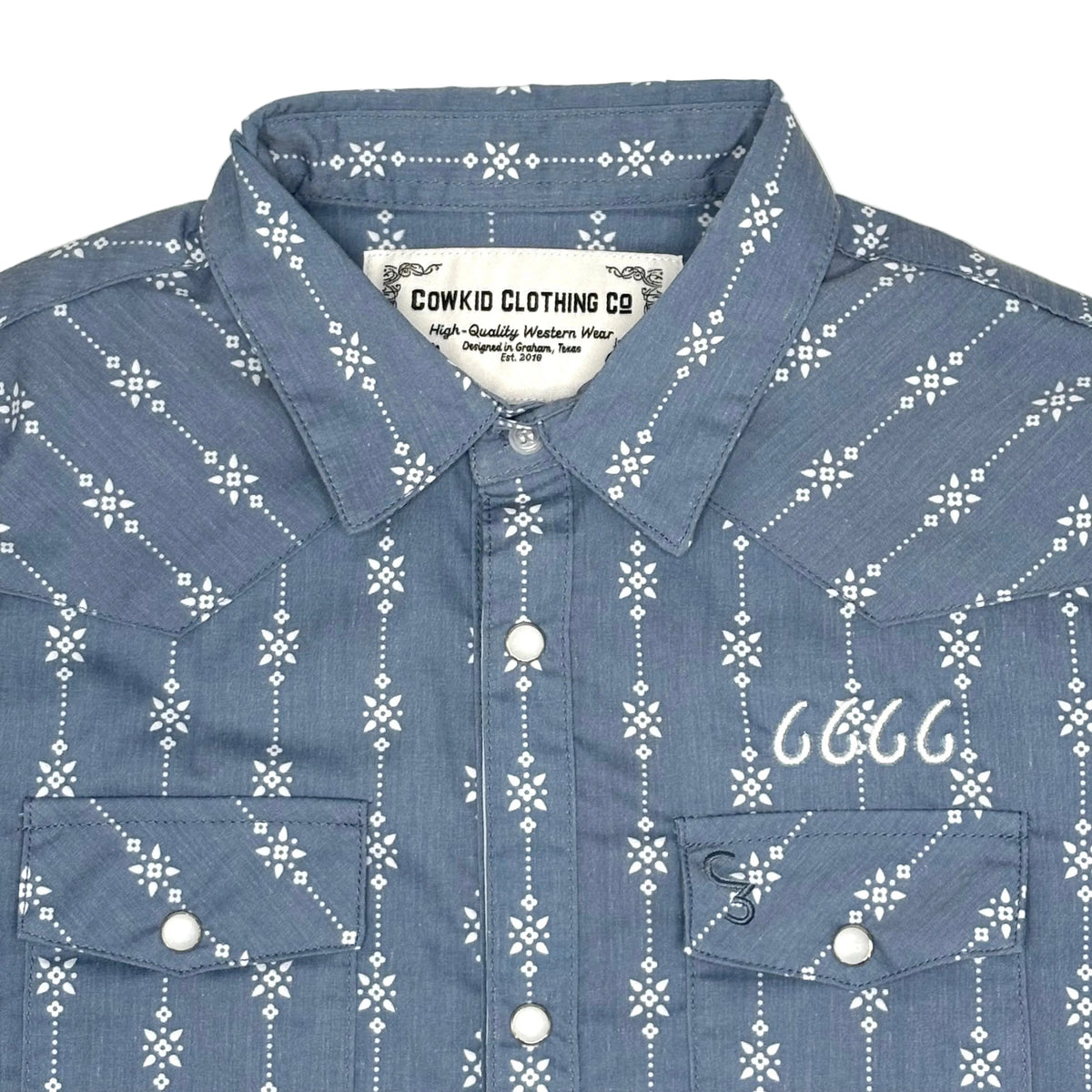 Children's Starlight Vintage Long Sleeve Pearl Snap Shirt