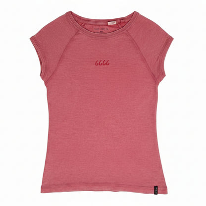 Girls' Raglan Short-Sleeve T-Shirt - Marble Washed Pink