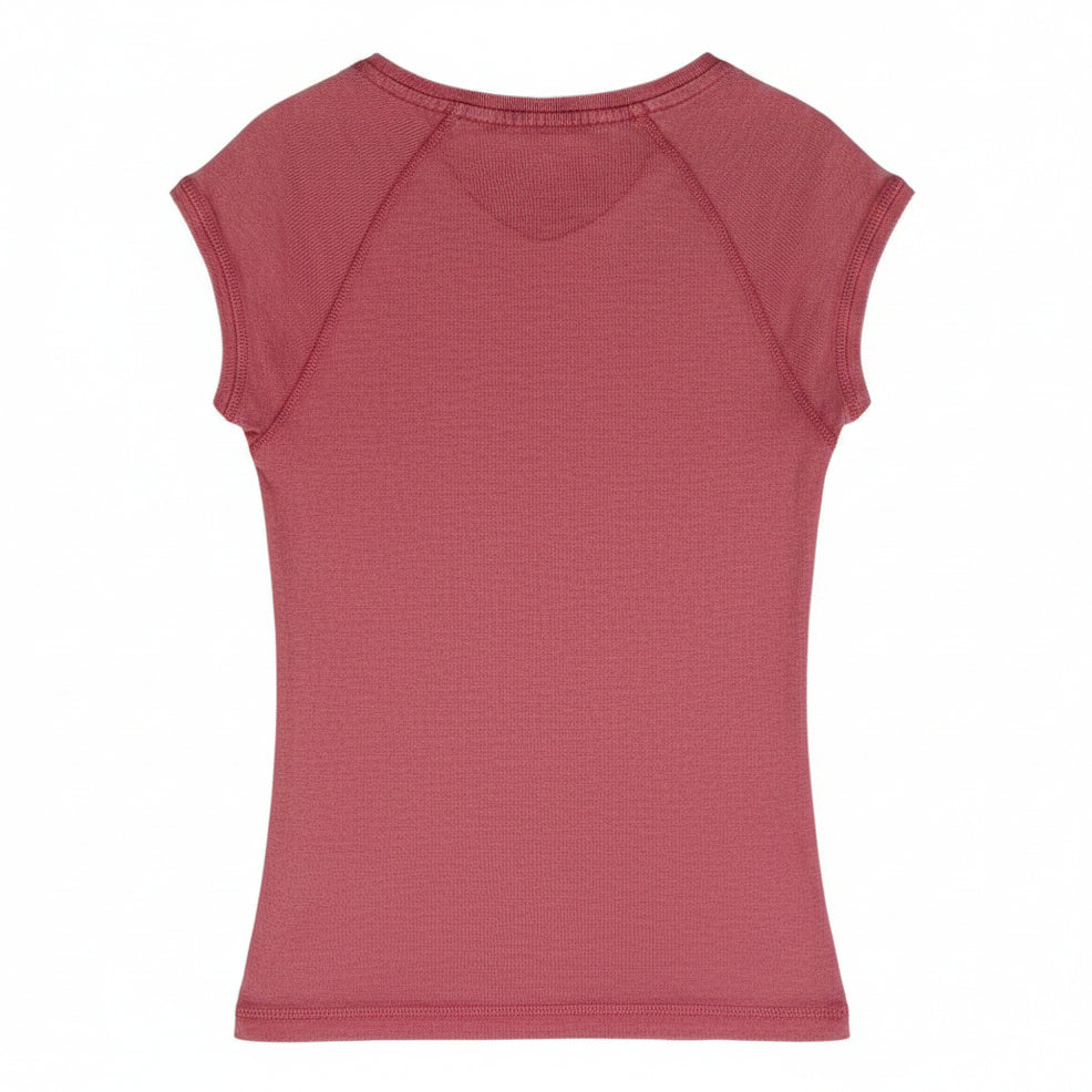 Girls' Raglan Short-Sleeve T-Shirt - Marble Washed Pink