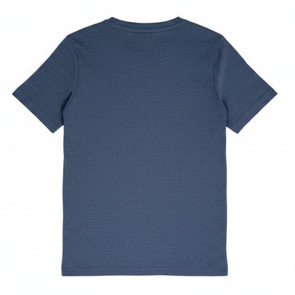 Boys' Textured Short-Sleeve Pocket Henley - Blue