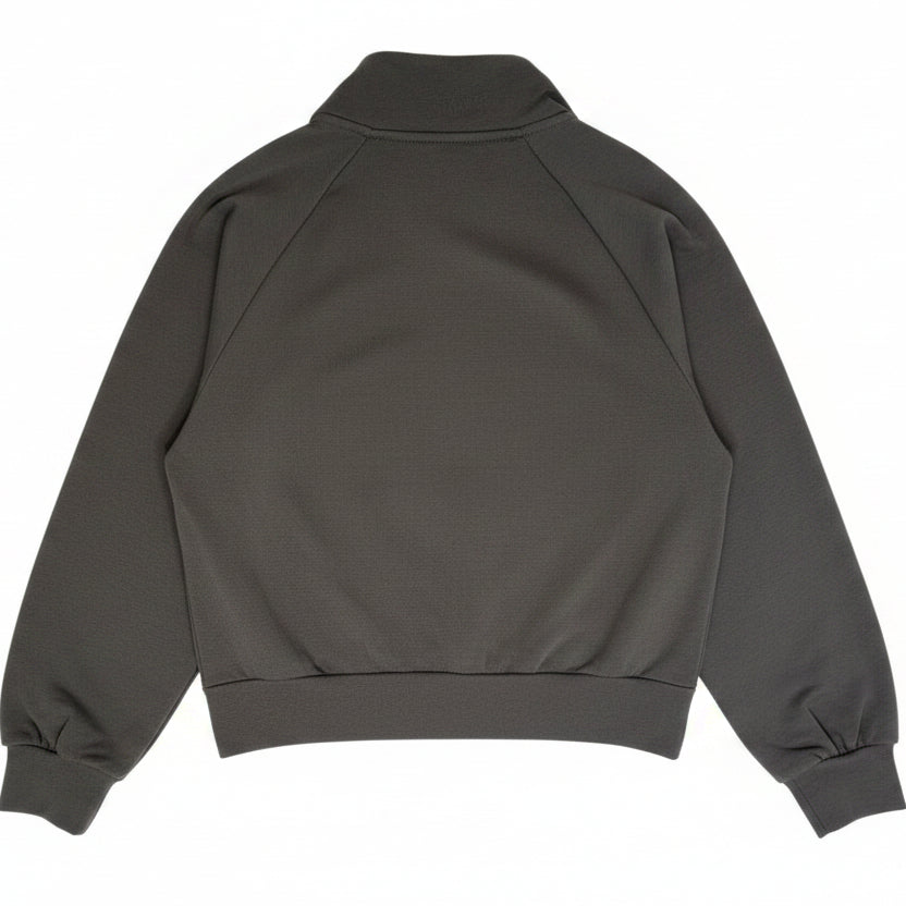 Four Sixes Half-Zip Stand Collar Sweatshirt