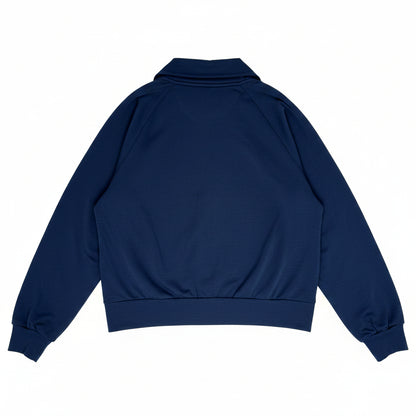 Four Sixes Half-Zip Stand Collar Sweatshirt