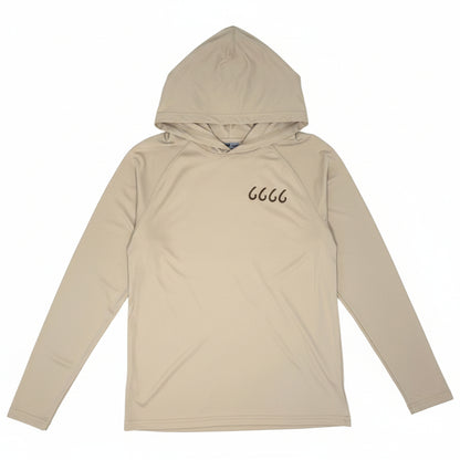 6666's Cooling Performance L/S Reglan Hooded Tee