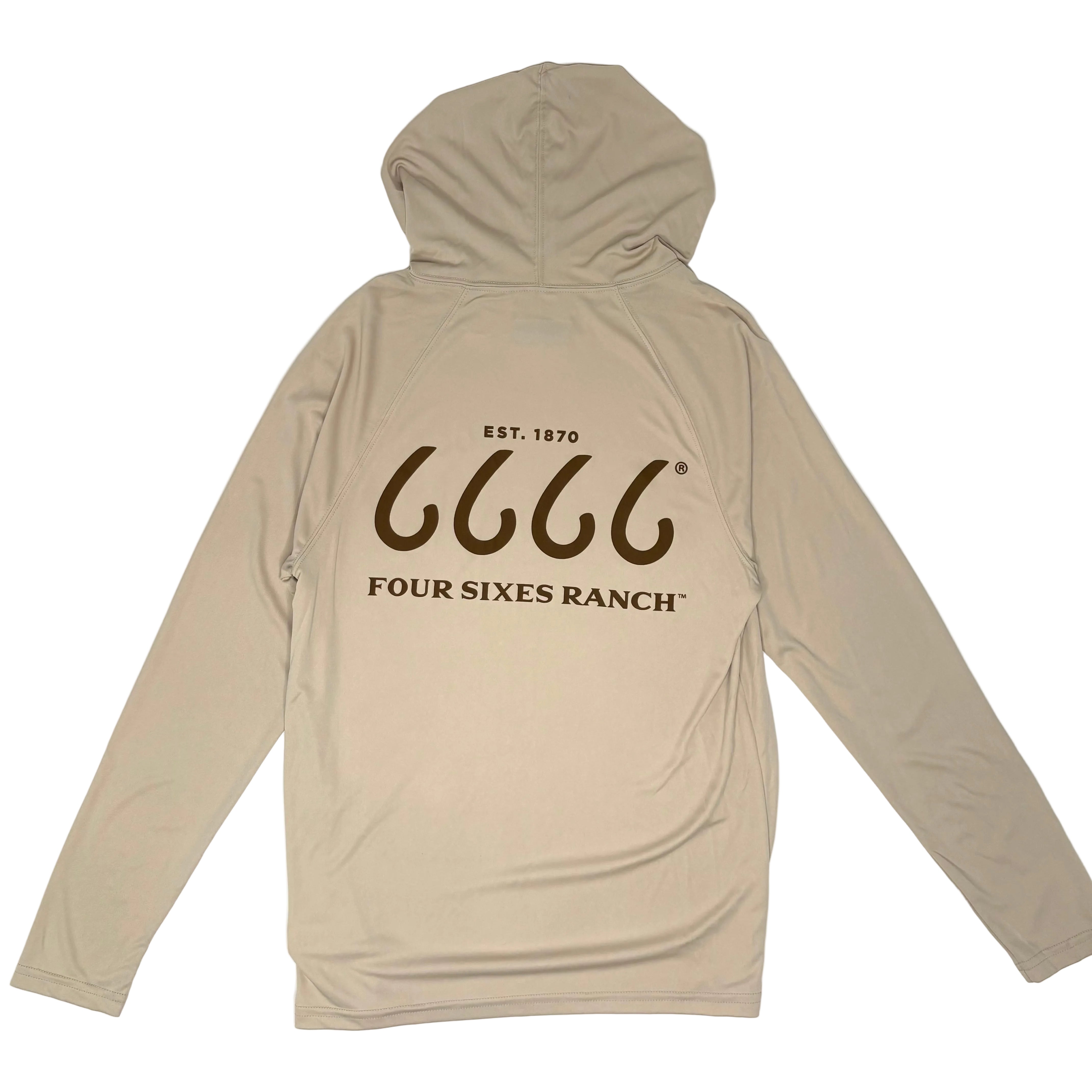 6666's Cooling Performance L/S Reglan Hooded Tee