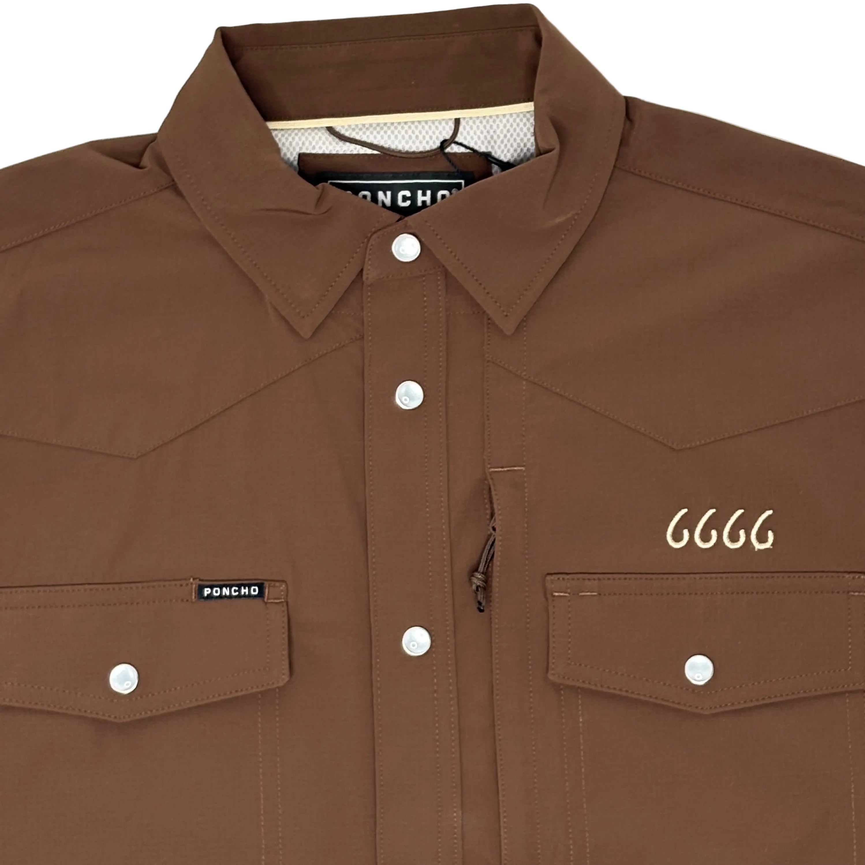 Poncho The Lewis Long-Sleeve Pearl Snap Shirt