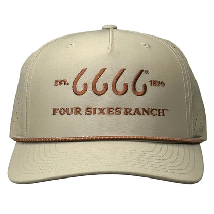 Four Sixes Ranch Performance Rope Cap