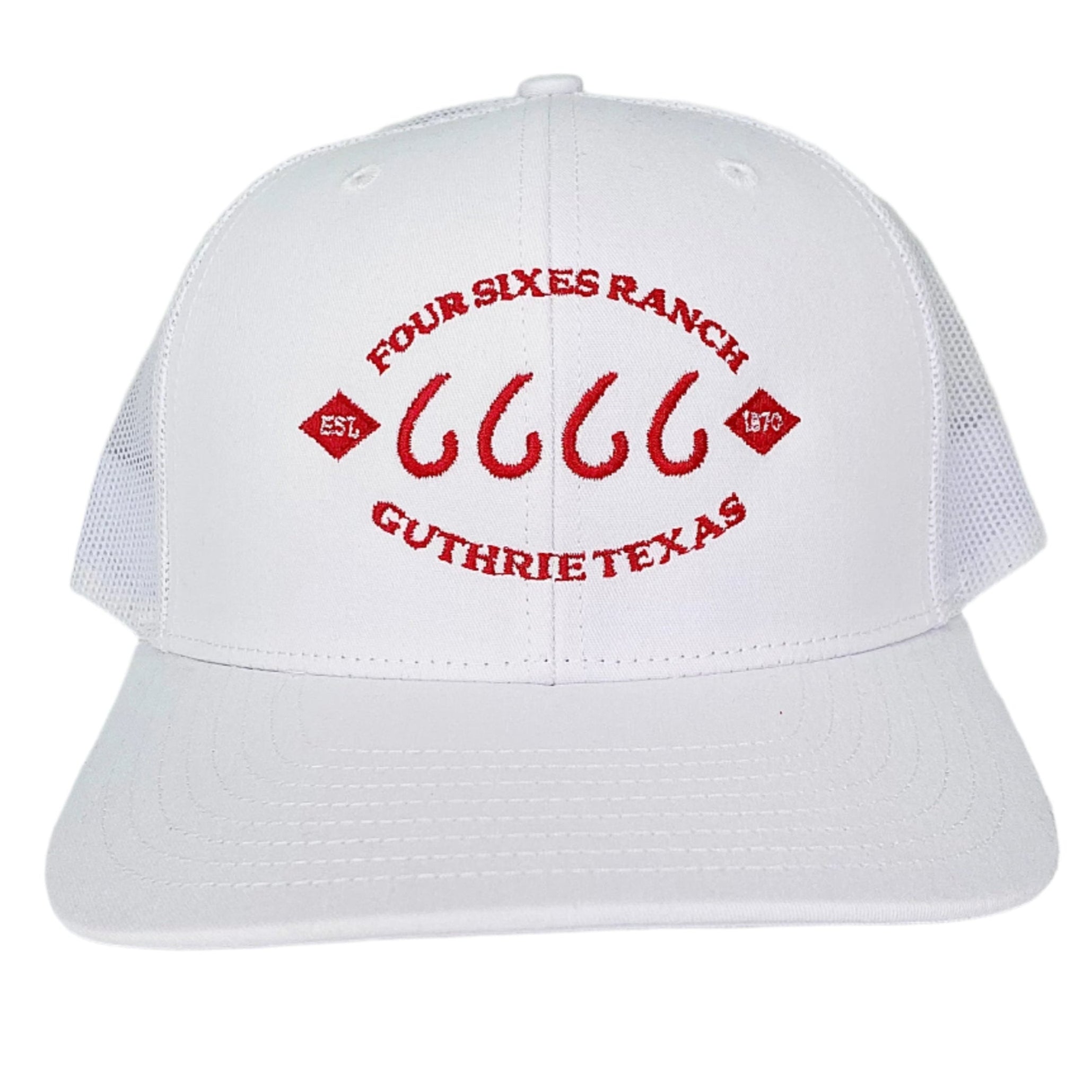 6666 Guthrie TX Trucker - White