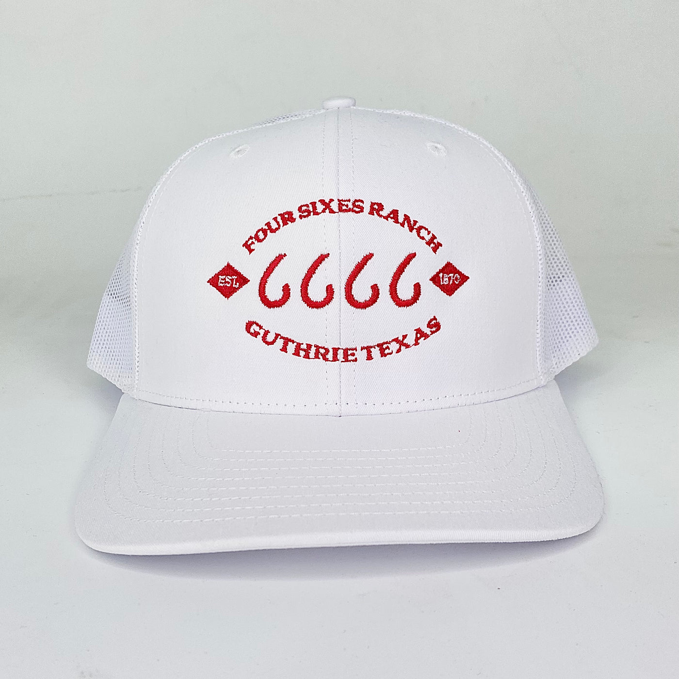 6666 Guthrie TX Trucker-White